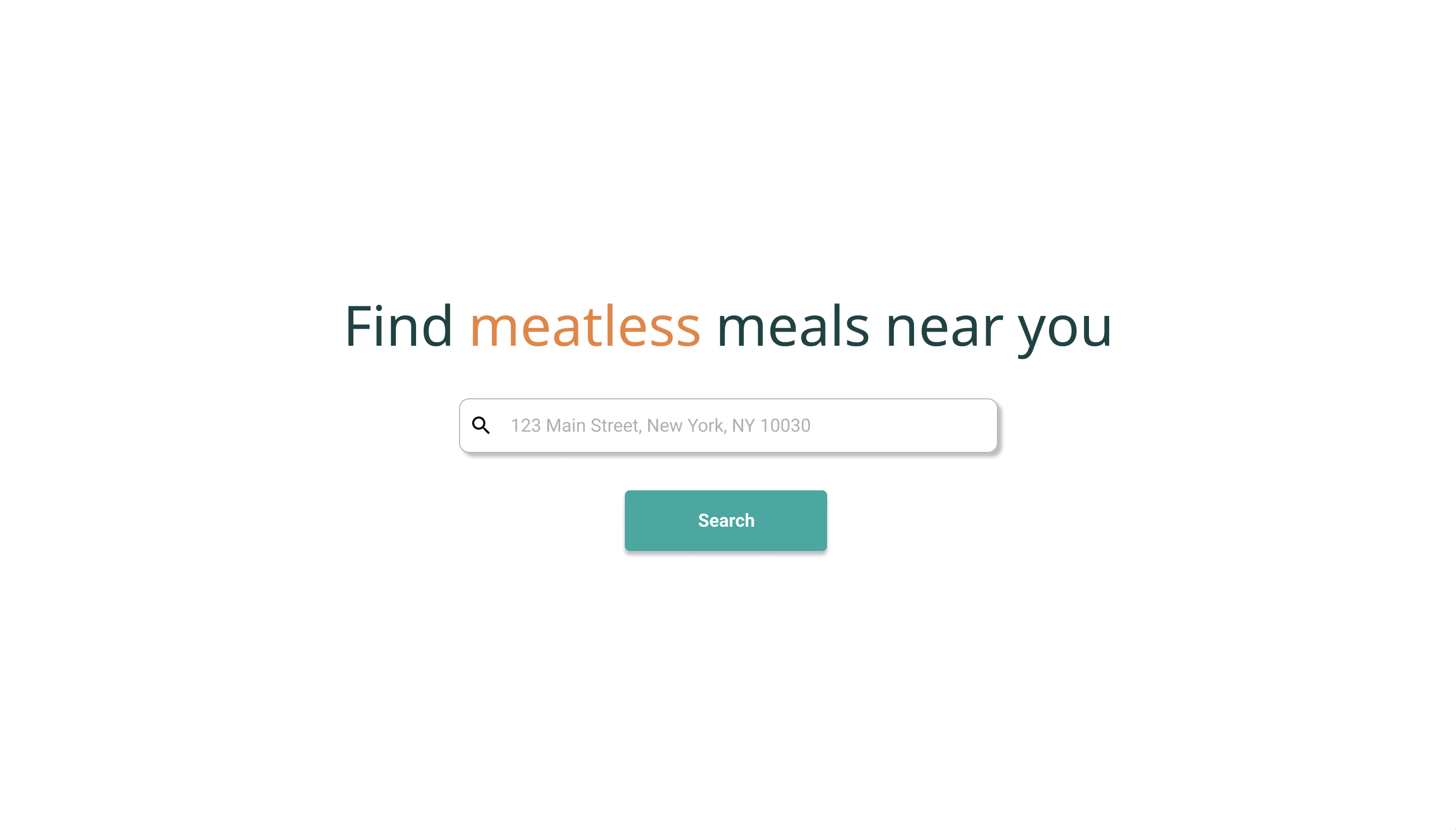 picture of meatless mock-up